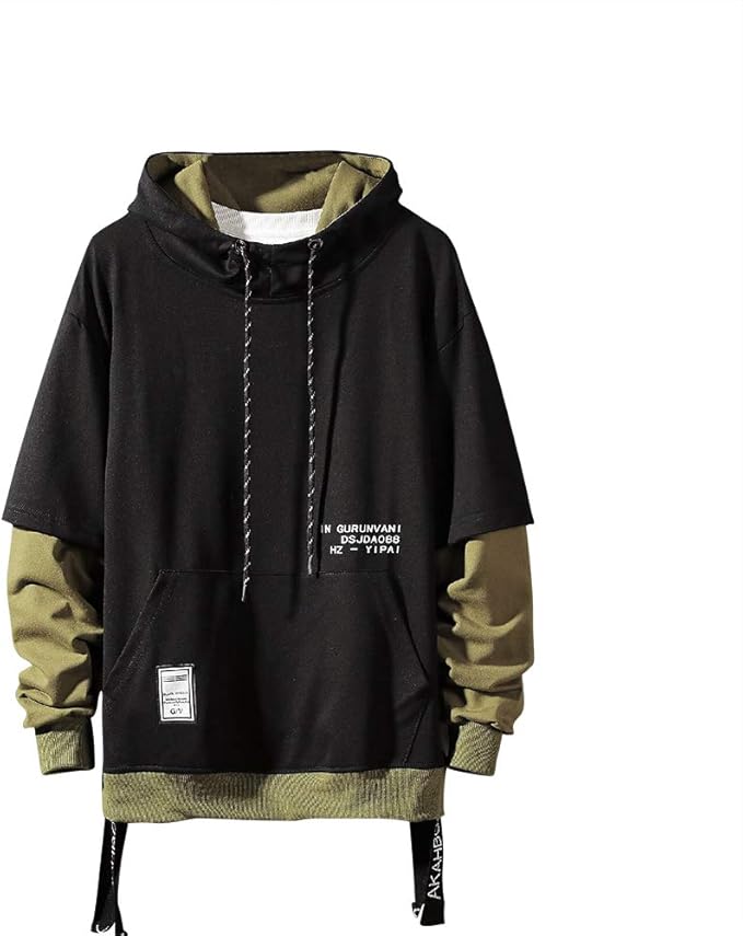 patch work hoodie
