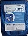 Kotap 100 x 100 Ft. All-Purpose Multi-Use Protection/Coverage 5-mil Poly Tarp, Waterproof, Blue, 1-Pack (TRA-10100)