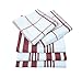 BoldWays Dish Towels, 5 Piece Set, 100% Cotton, Three 16