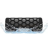 SINOBAND S400S Waterproof Power Bank Bluetooth Speaker with Microphone, Portable Outdoor Wireless Stereo Speaker with Upgraded 10 Watt NdFeB Drivers Deliver Superior Acoustic Feast, Bluetooth CSR 4.0 with NFC Function Compatible with Your Cellphone, Tablets, Pads, and All Other Bluetooth-enabled Devices, New Upgraded Powerful 7000mAh Polymer Li-ion Battery, 3.5mm Aux-in for Your Mp3 Player, Computer, Etc. With FREE Quality Custom Made Pouch Carry Case