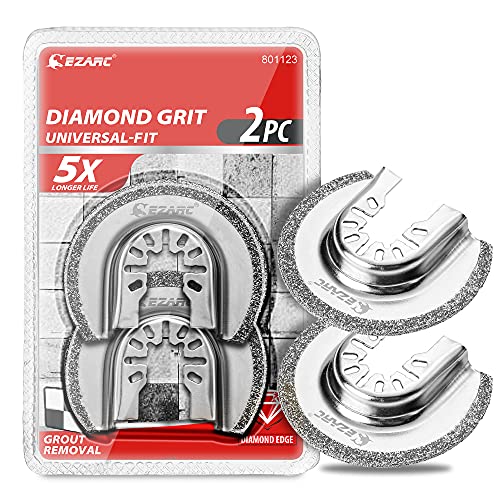 EZARC Oscillating Multi Tool Semi Circle Diamond Blades, Diamond