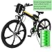 emdaot 26” Power Plus Electric Mountain Bike 21 Speed 36V 8A Lithium Battery Electric Bicycle for Adult (Upgarded Yellow (Foldable))thumb 2