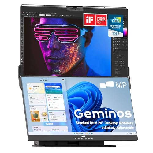 Mobile Pixels Geminos Dual Stacked Monitors