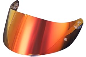 Soman K1 Helmet Visor Replacements, K1S Tinted Helmet Visor Compatible with K1 K1S K3SV K5 K5S UV Protection (Transparent Revo Red)