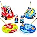 Best Choice Products RC Firetruck and Police Car Set w/ Removable Action Figures, Multicolor