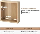 Hershii Expandable Closet Tension Shelf Rod Black 19.69-31.5in Organizer view 7