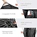 YOOFAN Car Seat Travel Bag, Waterproof Carseat Gate Check Backpack for Air Travel with Adjustable Padded Straps, Front Strap, Luggage ID Window for Car Seat, Stroller, Booster (46x46x85cm)