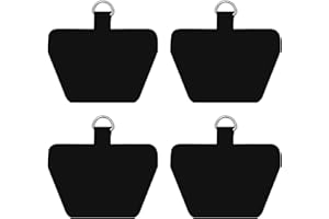 takyu Cell Phone Lanyard Patches, 4 Pack Universal Phone Safety Tether Connector with Adhesive Compatible for Most Smartphones (Black)