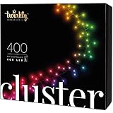 Twinkly Tws100stp 100 Rgb Multicolor Led String Lights App Controlled Led Christmas Lights With Green Cable 26ft Iot Razer Chroma Enabled Indoor Outdoor Party Decorations Amazon Com