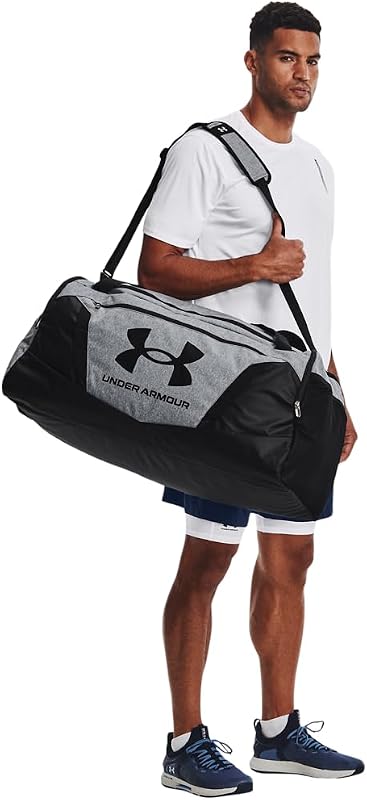 Ua Unisex Ua Undeniable 5.0 Duffle Md Pitch Gray Medium Heather / Black / Black Osfm