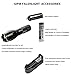 Sipik Zoom Tactical LED Camping Flashlight 700 Lumen Outdoor Handheld Torch XML T6 LightingWater Resistant with Rechargeable Battery for Hunting Hiking Climbing Travelling Sports 2017 New