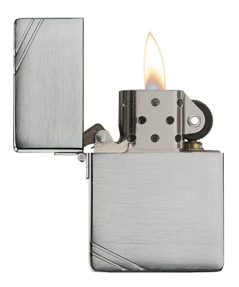 Original Zippo Lighter 1935 Replica With Slashes