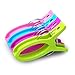 Ecrocy 4 Pack Jumbo Size Beach Towel Clips for Beach Chairs Or Lounge Chair - Keep Your Towel From Blowing Away,clothes Lines - Jumbo Size 6.3 Inch