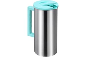 WRITWAA Stainless Steel Cold Water Kettle 2l Nordic Green Beverage Pitcher with Scale Large Capacity Juice