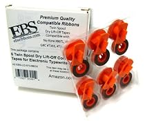 EBS Premium Typewriter Correction Tapes **Box of 6** fits Brother - Royal - Adler - Olympia - Nakajima
