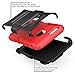 iPhone 6s Case ,i-Blason Prime [Kickstand] Also Fit Apple iPhone 6 Case (4.7) Dual Layer Holster Cover with [Locking Belt Swivel Clip] (Red)