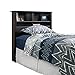 Sauder County Line Bookcase Headboard, Twin, Estate Black finish