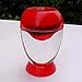 LRZCGB Liquid Sandglass - Volcanic Eruption Shape Liquid Droplet Sand Glass Personalized Home Office Table Decoration(Red)
