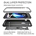 YOUMAKER iPhone 8 Plus Case, iPhone 7 Plus Case, Full Body Heavy Duty Protection Shockproof Case Cover for Apple iPhone 8 Plus 2017/iPhone 7 Plus 5.5 inch Without Screen Protector (Black/Black)