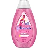 Shampoo Gotas de Brilho, Johnson's Baby, Rosa, 400 ml