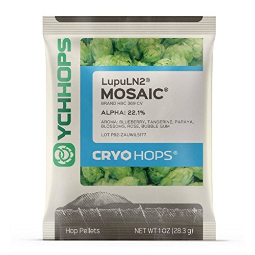 Mosaic LupuLN2 Cryo Hops - 1 Oz. Beer Brewing Hops Pellets