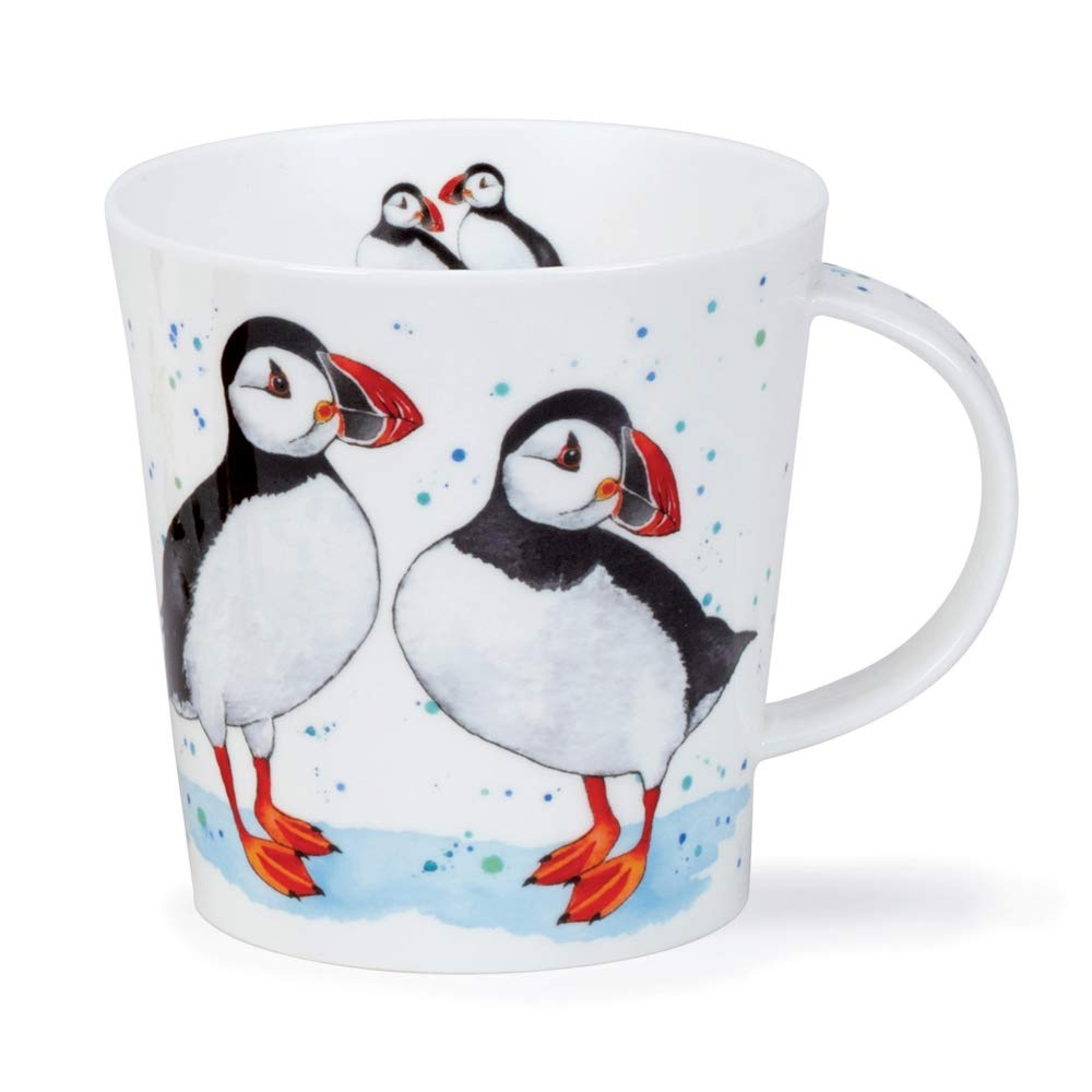 CA-PUFI-XX Puffins Bone China Mug - Cairngorm Shape 0.48l