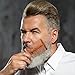4Klawz Beard Comb - Pocket Comb for Men's Hair Beard Mustache and Sideburns with 4 Sides of Wide & Fine Teeth - Best Bearded Man Grooming Gift Special
