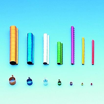 Nobby Taubenringe aus Aluminium 10er Stange; 8,0 mm