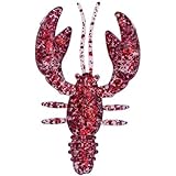 メジャークラフト ワーム ファイティングクロー2.4 FCW2.4/#107 #107 KEIMURA(UV) RED 2.4inc/6cm