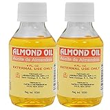 Almond Oil Aceite de Almendras Hair Oil 4oz (Pack of 2)