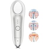 TOUCHBeauty Face Massager Hot and Cold, 42℃/6℃ Vibration Device for Smoother Tighter Face, Portable Facial Lifting Tool for Women, Perfert for Travel, Home