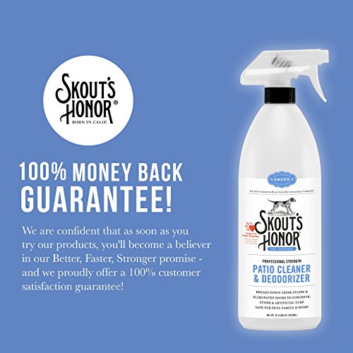 Skout S Honor Professional Strength All Natural Pet Patio Cleaner