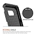 Trianium Galaxy S7 Edge Case [Protak Series] Dural Layer TPU Bumper + Hard Polycarbonate Back Plate Cover [Heavy Duty] + Shock Absorbing Protective Frame for Samsung Galaxy S7 Edge - Gunmetal Gray