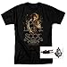 Popfunk Outlander Some Like It Scot T Shirt & Stickers (X-Large) Charcoal