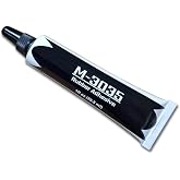 Pro-Grade Clear Rubberized Speaker Repair Adhesive Glue 1 oz Aluminum Crimped Tube for Log Shelf Life - Solvent Based Rubber Cement - Dries Clear - M-3035