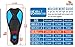 Swim Fins Short Floating Training Swimming Fins for Men 6-7 Women 7.5-8.5 US Size Ankle Width 2.9 Inch Rubber Flippers for Swimming Scuba Diving Snorkeling Watersports – Blue
