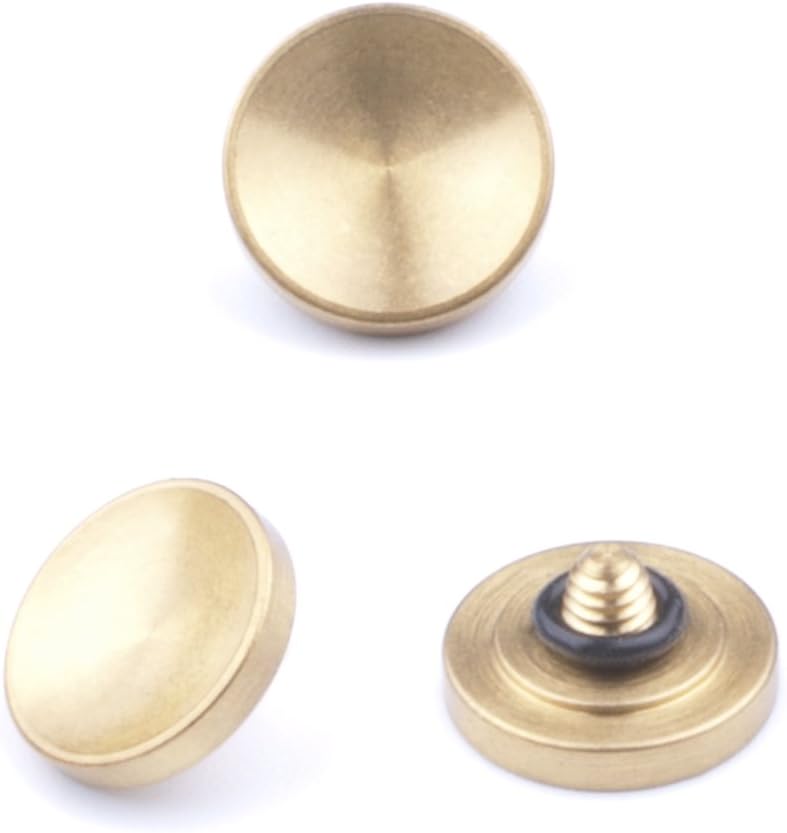 VKO Metal Soft Shutter Release Button,Delicate Camera Shutter Button Black Red Golden 11mm Concave Surface(3 Pack) - Image 5