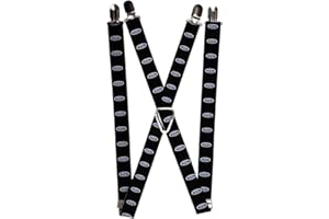 Buckle-Down Suspenders-Ford Oval Logo Repeat
