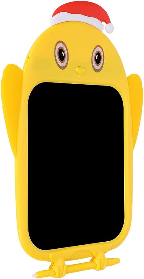 Amazon Co Jp Lcdライティングボード執筆タブレット漫画フクロウ形イエロー漫画執筆ボード実用的な描画描画ギフト ホーム キッチン