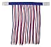 Derby Originals Patriotic Horse Fly Veils/Fringes, Red/White/Blue, Mini Size