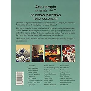 Arte-terapia 30 obras maestras para colorear