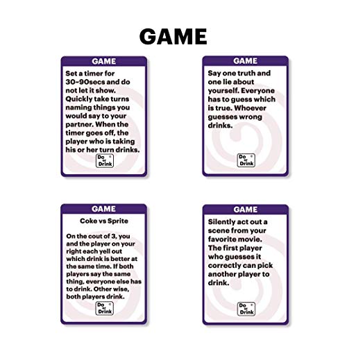 Do or Drink Round 2 - Drinking Party Card Game for Adults and College Students. Perfect Party Starter. Can You Make It to Work Tomorrow? - Thumbnail 2