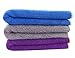 Workout Towels Sports Towel Microfiber Sweat Towels Set, Multi-Purpose Gym Towel, Fast Drying & Super Soft, for Sports, Fitness, Gym, Yoga, Travel, Camping & More 3 Pack(Dark Blue+Grey+Purple)