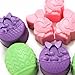 2-Pack Easter Egg and Bunny Mold - MoldFun Giant Easter Silicone Mold for Jello, Ice Cube, Chocolate, Candy, Baking Muffin Cake Cupcake, Soap, Bath Bomb, Lotion Bar