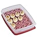 Rubbermaid - Egg Keeper-red Cover, 2 Pk, Holds 20 Jumbo Eggs, Clear, Plastic