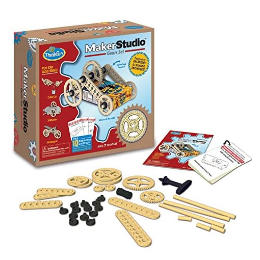 ThinkFun Maker Studio - Gears Building Kit