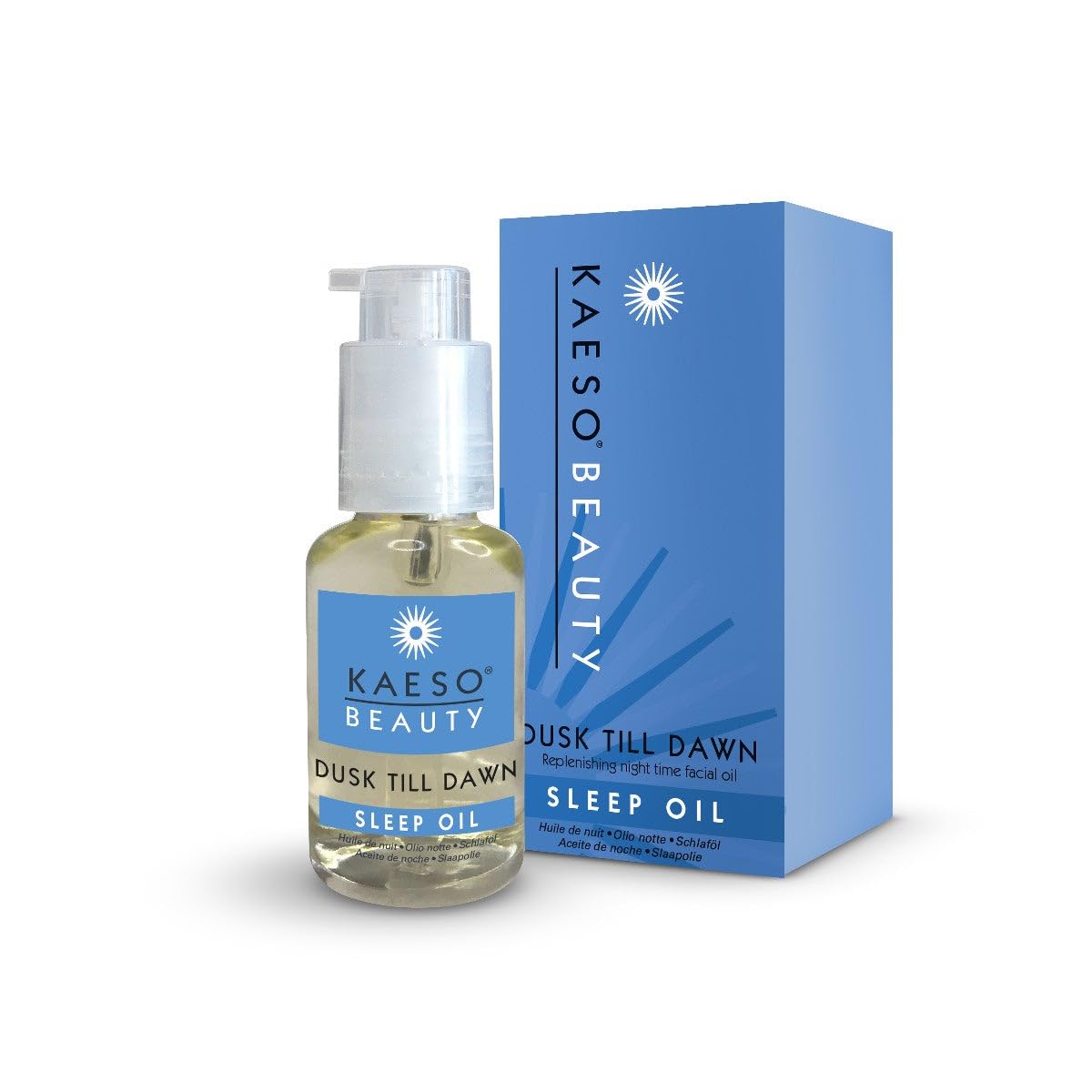Kaeso Dusk Till Dawn Sleep Oil 50ml – Relaxing Night Face Oil – Nourishing Overnight Skincare – Hydrating & Revitalising Skin Treatment