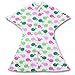 SleepingBaby Zipadee-Zip Swaddle- Cozy Transition Baby Swaddle Blanket with Zipper (Medium 6-12 Months | 18-26 lbs, 29-33 inches | Pink & Green Whales)