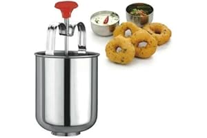4OUR FAITH Maruti Enterprises 304 Grade Stainless Steel Medu Vada Maker | Medu Wada Maker | Stainless Steel Tool | South Indian Meduvada Utensils – Pack of 1