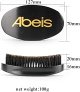 Abeis Wave Brush Medium Soft Boar Bristle Beech Wood Handle 360 Beard Hair view 2